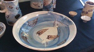 This stunning 'Feathers' bowl sold almost immediately.
